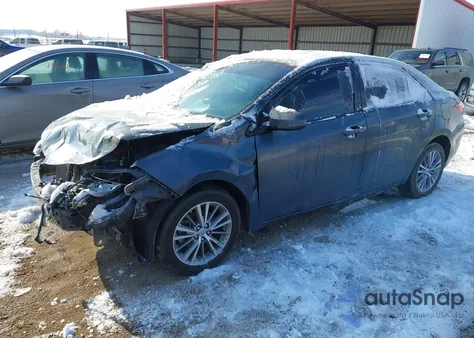 2015 Toyota Corolla Le Plus z USA, uszkodzony, nr VIN 5YFBURHEXFP253973